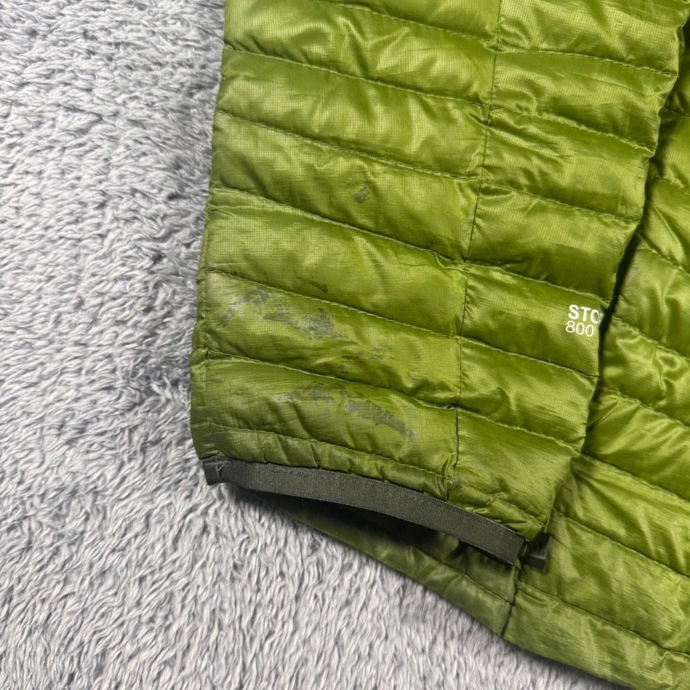 Eddie Bauer First Ascent Jacket Mens Medium Green StormDown 800 Puffer Pockets - Picture 3 of 8